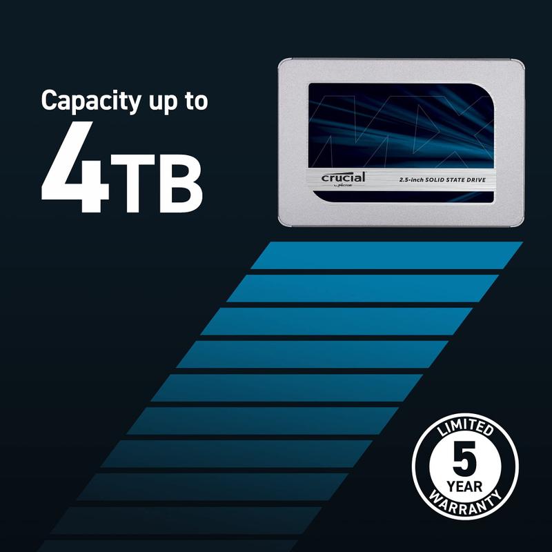 SSD interno Crucial MX500 500 500 GB 2,5